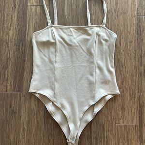 Tan forever 21 body suit